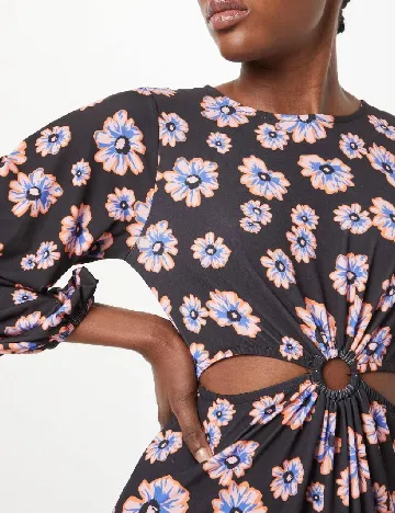 Rochie medie River Island, negru Negru