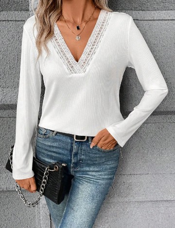 Bluza SHEIN, alb