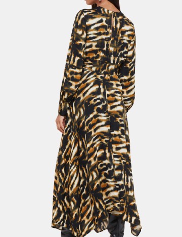 Rochie lunga Whistles, animal print