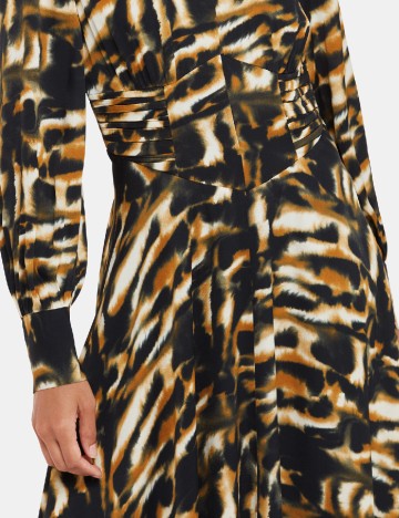Rochie lunga Whistles, animal print