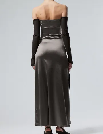 Rochie lunga Weekday, gri Gri