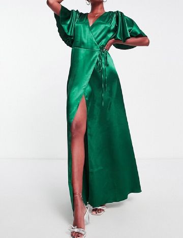Rochie lunga Little Mistress, verde