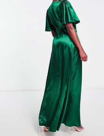 Rochie lunga Little Mistress, verde