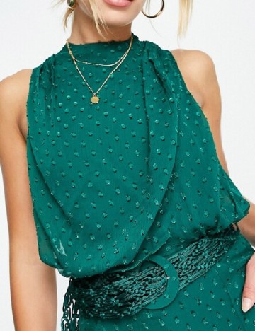 Rochie scurta ASOS, verde