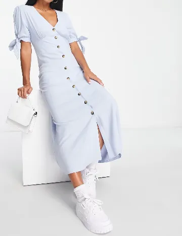 Rochie medie Nobody s child, bleu Albastru