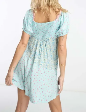 Rochie scurta ASOS, bleu Albastru