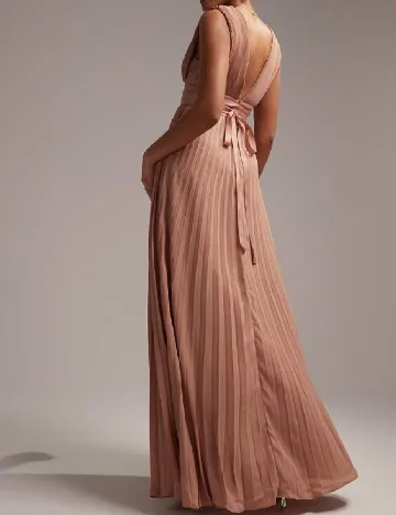 Rochie lunga ASOS, roz pudra inchis Roz