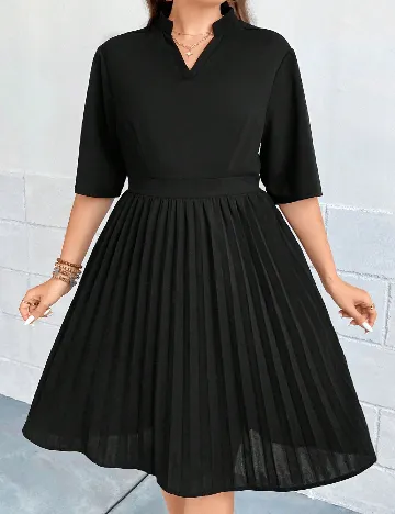 Rochie medie SHEIN CURVE, negru Negru