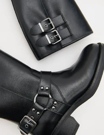 Cizme Reserved, negru Negru