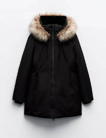 Geaca Zara, negru Negru