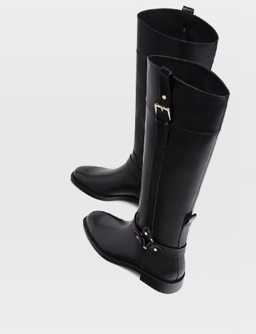 Cizme Stradivarius, negru