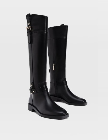 Cizme Stradivarius, negru