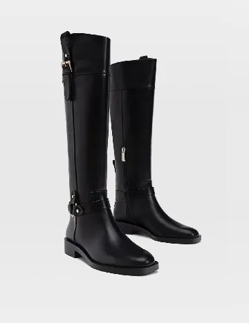 Cizme Stradivarius, negru Negru