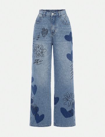 Blugi Shein Kids, albastru