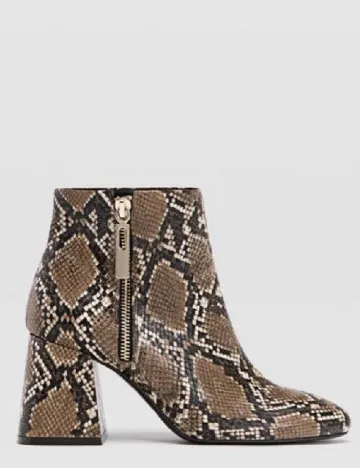 Botine Stradivarius, imprimeu sarpe Animal print
