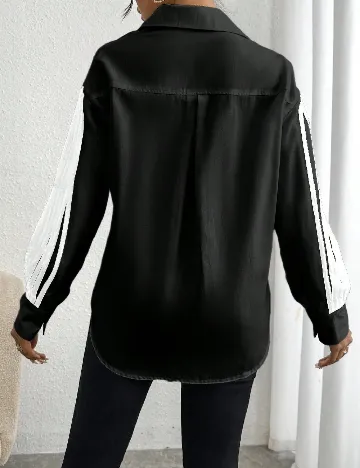 Camasa SHEIN, negru Negru