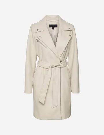 Palton Vero Moda, crem Crem