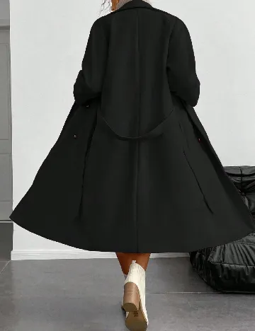 Palton SHEIN, negru Negru