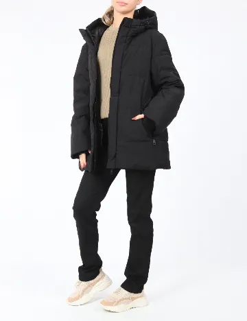 Geaca impermeabila Mango, negru Negru