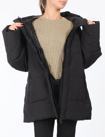 Geaca impermeabila Mango, negru