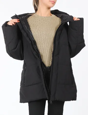 Geaca impermeabila Mango, negru Negru