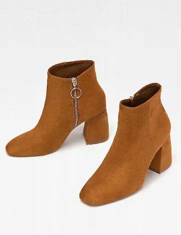 Botine Stradivarius, maro Maro