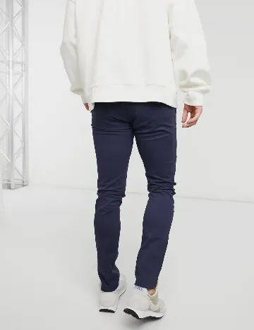 Pantaloni Topman, bleumarin inchis Albastru