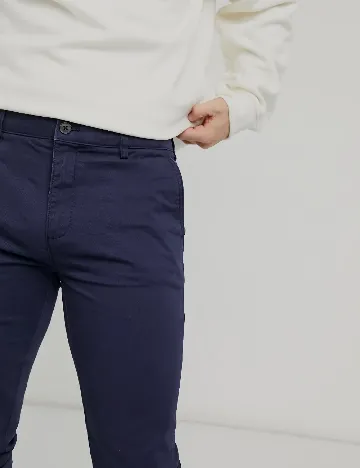 Pantaloni Topman, bleumarin inchis Albastru