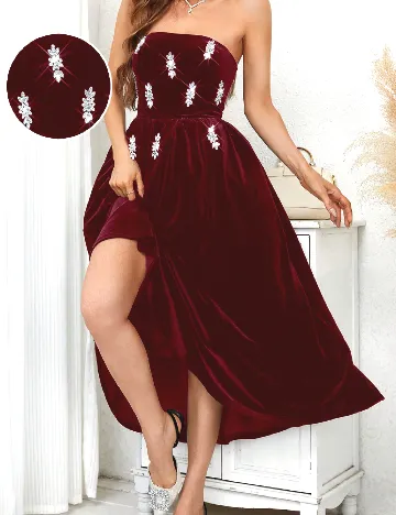 Rochie medie SHEIN, rosu Rosu