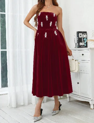 Rochie medie SHEIN, rosu Rosu