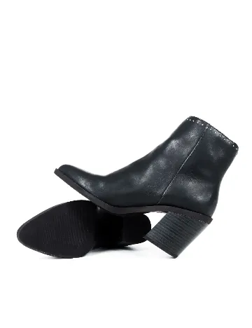 Botine Stradivarius, negru Negru