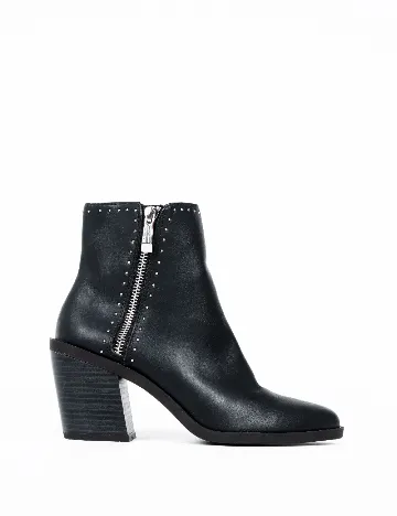 Botine Stradivarius, negru Negru