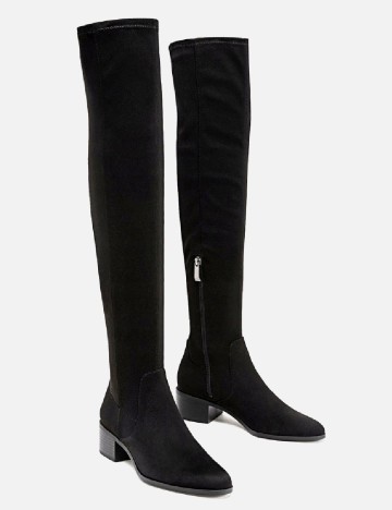 Cizme Stradivarius, negru