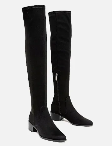 Cizme Stradivarius, negru Negru