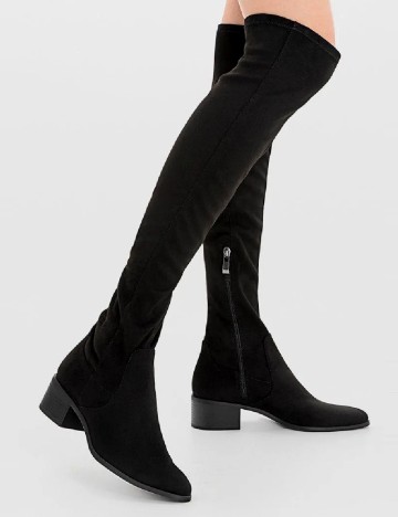 Cizme Stradivarius, negru