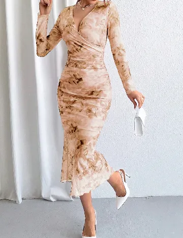 Rochie medie SHEIN, maro deschis Maro