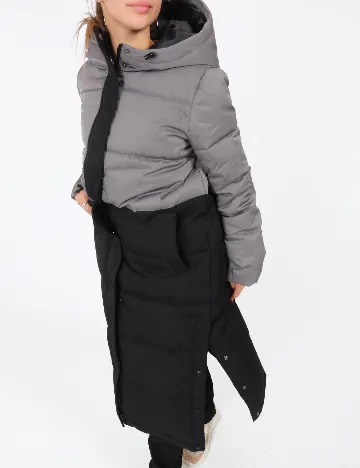 Geaca Vero Moda, gri/negru Negru