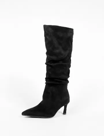 Cizme Bershka, negru Negru