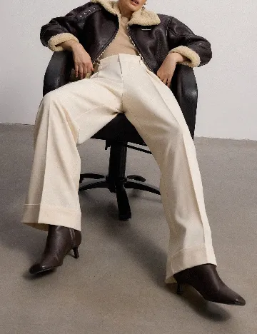 Botine Reserved, maro Maro
