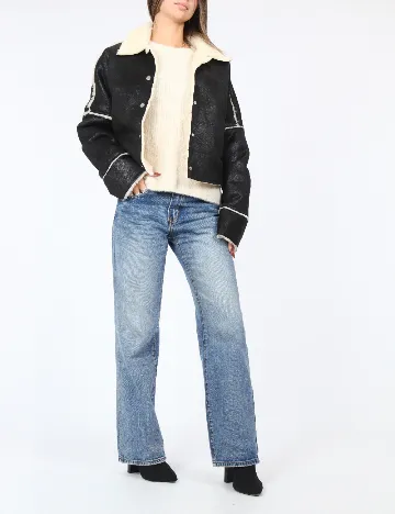 Jacheta Zara, negru Negru