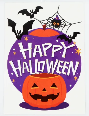 Set stickere Halloween W&O Products, mix culori Mix culori