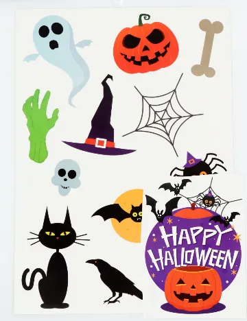 Set stickere Halloween W&O Products, mix culori Mix culori