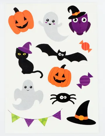 Set stickere Halloween W&O Products, mix culori Mix culori