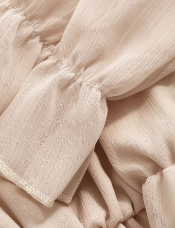 Rochie lunga Dazy, crem