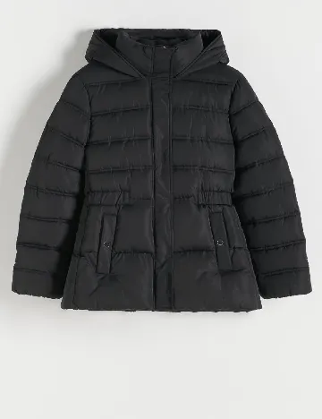 Geaca Reserved, negru Negru
