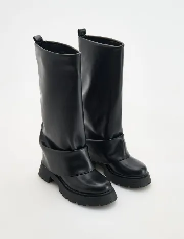 Cizme Reserved, negru Negru