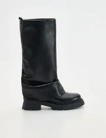 Cizme Reserved, negru Negru