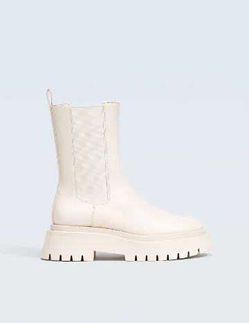 Ghete Stradivarius, crem Crem