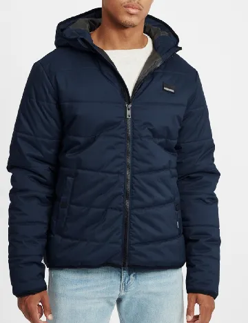 Geaca !Solid, bleumarin Albastru