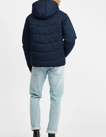Geaca !Solid, bleumarin Albastru